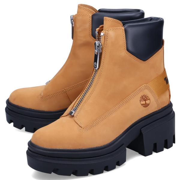 ティンバーランド Timberland ブーツ エヴァーリー フロントジップ レディース 厚底 EV...