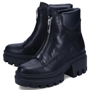 ティンバーランド Timberland ブーツ エヴァーリー フロントジップ レディース 厚底 EVERLEIGH FRONT ZIP BOOT ブラック 黒 A5YJV｜goodslabo