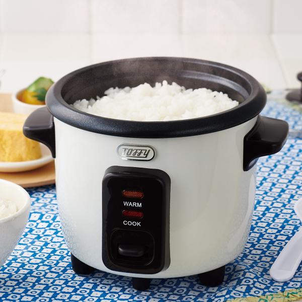 Toffy トフィー 炊飯器 ミニライスクッカー 0.5合 270ml 電気 保温 小型 コンパクト...