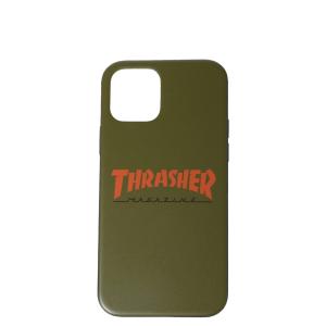 スラッシャー THRASHER iphone12 12 Pro スマホケース メンズ レディース 携帯 アイフォン ネイビー オレンジ ネコポス可｜goodslabo