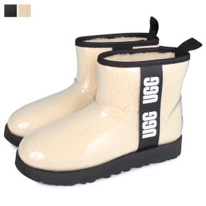 UGG アグ レインブーツ クラシック クリア ミニ レディース CLASSIC CLEAR MINI ブラック ベージュ 黒 1113190