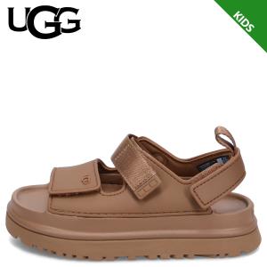 UGG アグ サンダル ストラップサンダル ゴールデングロウ キッズ 厚底 GOLDENGLOW ブラウン 1152813K｜goodslabo