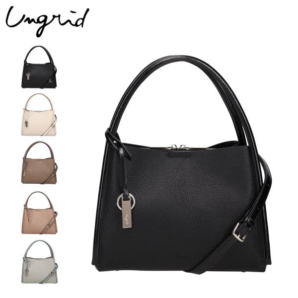 アングリッド Ungrid ショルダーバッグ ハンド レディース 斜めがけ 大人 軽量 上品 軽量ソ...