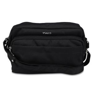 イザック Y’SACCS ショルダーバッグ レディース 斜め掛け 軽量 サスティナブル ポシェット SHOULDER BAG ブラック 黒 20-021-01 母の日｜goodslabo