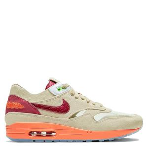 ナイキ NIKE エアマックス1 クロット スニーカー メンズ AIR MAX 1 CLOT KISS OF DEATH コラボ ベージュ DD1870-100 zzi 返品不可｜goodslabo