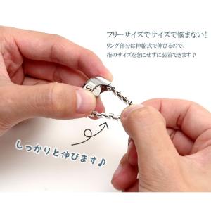 時計 指輪型 リング ウォッチ フリーサイズ ...の詳細画像2