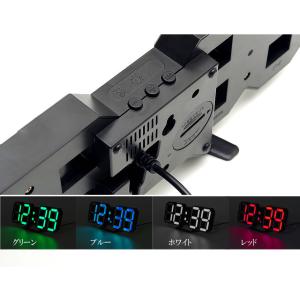 デジタル時計 LED デジタル時計 壁掛け時計...の詳細画像5