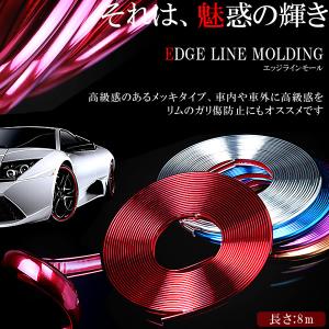 ホイールリムガード プロテクター メッキ 汎用...の詳細画像1