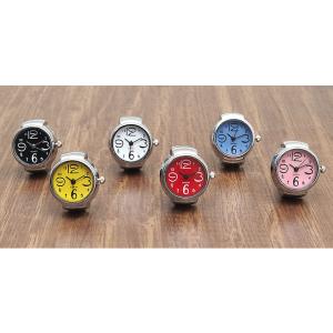時計 指輪型 リングウォッチ サイズフリー オ...の詳細画像5