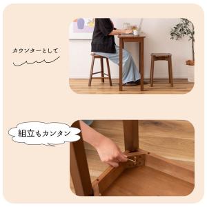 デスク 机 カウンターテーブル スリム テーブ...の詳細画像3