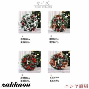 クリスマスリース ナチュラル ドライリース リ...の詳細画像2