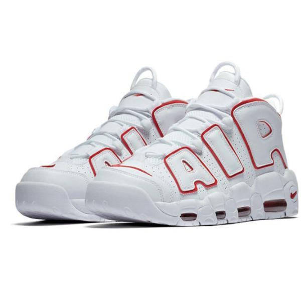 NIKE AIR MORE UPTEMPO 96 WHITE RED ナイキ エア モア アップテン...