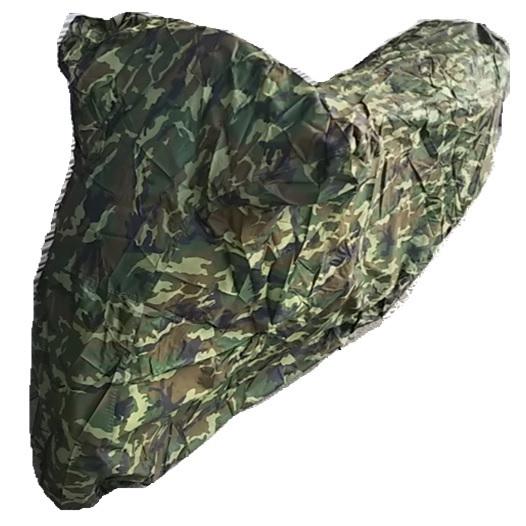 カモフラージュ　バイクカバー　迷彩グリーン　３Ｌサイズ