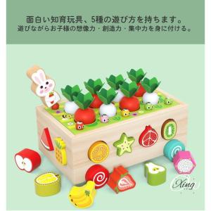 おもちゃ 知育玩具 木のおもちゃ 出産祝い 赤...の詳細画像5