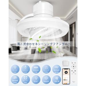シーリングファンライト LED ファン付き照明...の詳細画像1