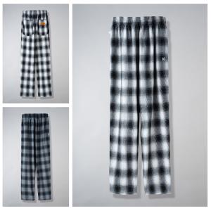 BLUCO ブルコ 1013 Std. CHEF PANTS - Ombre - シェフパンツ オンブレー GRY-BLK/WHT-BLK パンツ｜goodstandard1998