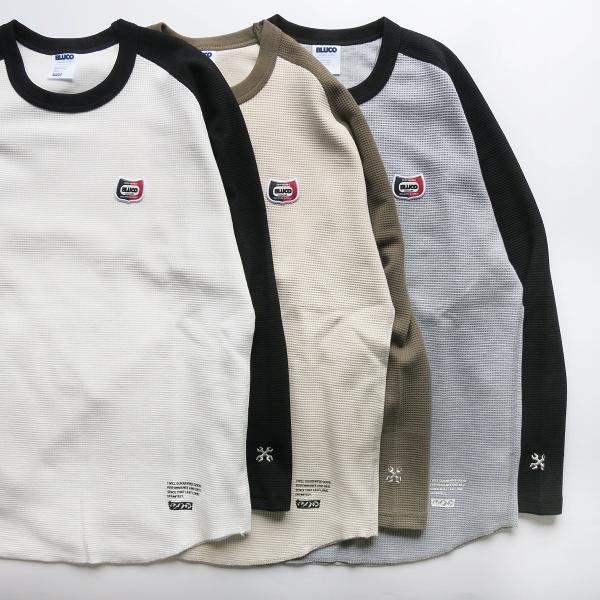BLUCO 155-12-022 RAGLAN THERMAL SHIRT -Champ- ラグラン...