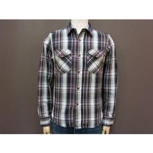 UES（ウエス） 500954 WORK SHIRT ワークシャツ WABASH STRIPE