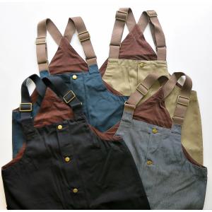 BLUCO ブルコ OL-150-020 OVERALL オーバーオール 5color BLK