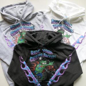 SAMS MOTORCYCLE サムズ 『 SAMS MONSTER 』 HOODIE フーディ BLACK/GRAY/WHITE パーカ　｜goodstandard1998