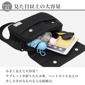 超軽量 ショルダーバッグ 7ポケット 撥水 軽...の詳細画像3