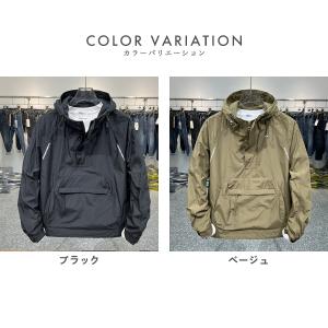 ウインドブレーカー メンズ 防風 ハーフジップ...の詳細画像1