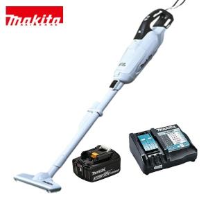 当店だけ！バッテリー充電器も1年保証! マキタ コードレス掃除機 CL282FDRFW 18V スイッチ式 紙パック フルセット 急速充電器 DC18RF バッテリーBL1830B