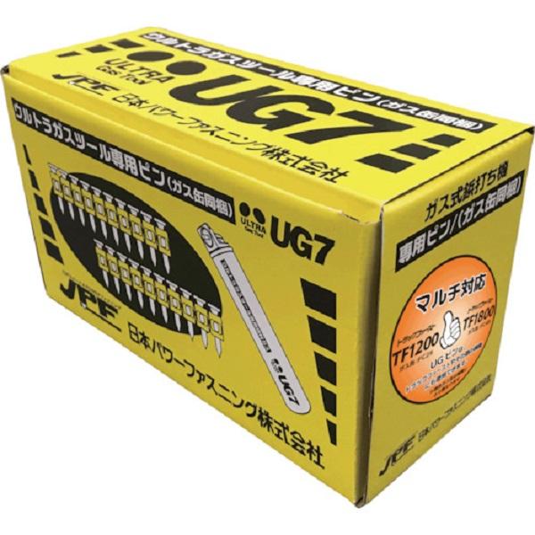 JPF UG3032 ハイグレードピン 32mm 1000本 FC-2R ガス缶付き ガスピン コン...