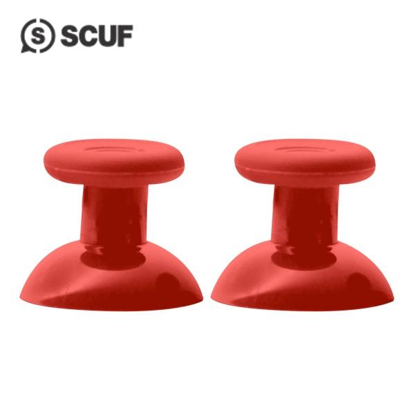 当店だけの安心保証！SCUF スカフ 交換用 凹型 ロング スティック 赤 RED Concave型...