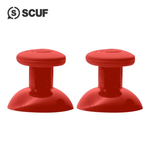 当店だけの安心保証！SCUF スカフ 交換用 凸型 ロング スティック 赤 RED Dome型 IM...