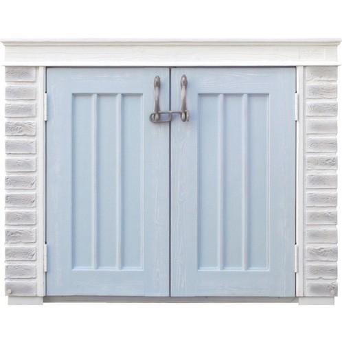 ディーズガーデンの物置カンナミニ フレンチシック Canna Mini、シャビーブルー｜DSCM10...