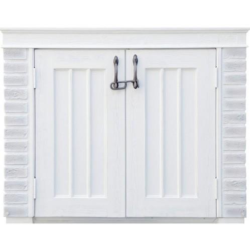 ディーズガーデンの物置カンナミニ フレンチシック Canna Mini、シャビーホワイト｜DSCM1...