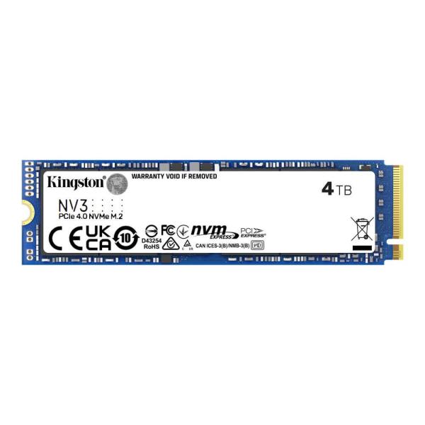 KINGSTON SNV3S/4000G NV3 PCIe 4.0 NVMe SSD 4TB