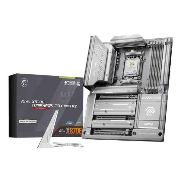 MSI MAG X870E TOMAHAWK MAX WIFI PZ メモリ・PCIeスロットまでホ...