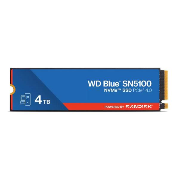 Western Digital WD Blue SN5100 4TB PCIe Gen 4.0対応の...