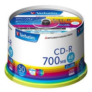 Verbatim CD-R メディア SR80FP50V1 データ用 CD-R 700MB 50枚 ...