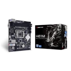 BIOSTAR H61MHV3 Intel 第2/3世代Coreプロセッサー対応 H61チップセット搭載MicroATXマザーボード