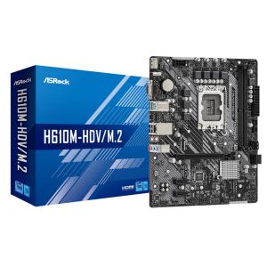 ASRock H610M-HDV/M.2 Intel 第12世代Coreプロセッサー対応 H610チップセット搭載MicroATXマザーボード｜goodwill