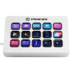 Elgato STREAM DECK MK.2 white 10GBA9911-JP 15個のカスタム可能なLCDキー搭載 スイッチャー ホワイト｜goodwill