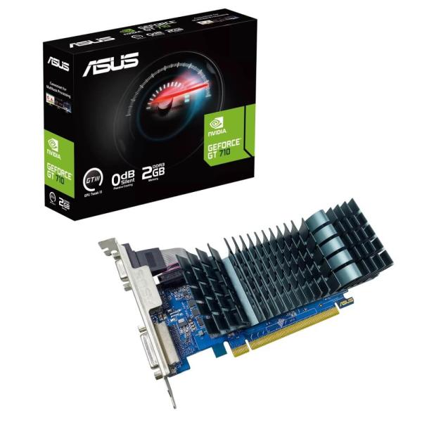 ASUS GeForce 710 2GB DDR3 EVO GT710-SL-2GD3-BRK-EV...