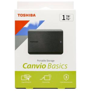 TOSHIBA HDTB510AK3AA 東芝 CANVIO BASICS A5 USB 3.2 Gen 1 対応 2.5インチ 1TB ポータブル 外付ハードディスク｜goodwill