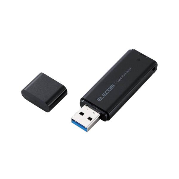 ELECOM ESD-EMC0250GBK SSD 外付け 250GB USB3.2 Gen1 読出...