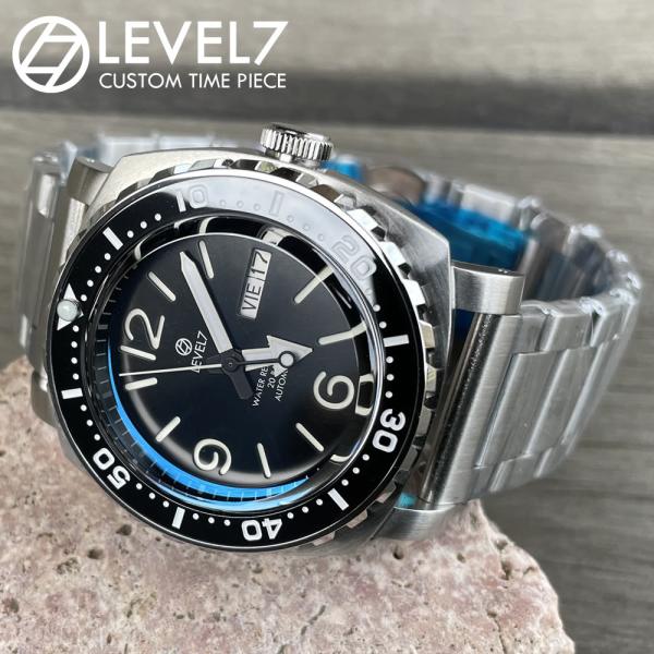 日本製 ハンドメイドの腕時計 20気圧防水 自動巻き NH36ムーブメント サファイア風防 316L...