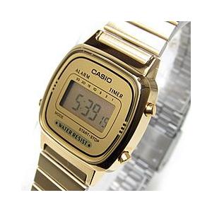 CASIO（カシオ） LA-670WGA-9/LA670WGA-9 シンプルデジタル ゴールド イエロー レディースウォッチ チープカシオ 腕時計 【あすつく】