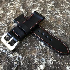 日本製 ハンドメイド パネライ スタイル イタリアンレザー ヌメ革