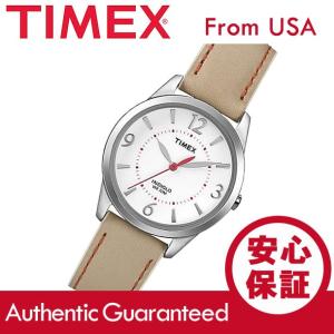 Timex （タイメックス） T2N861 Weekender／ウィークエンダー レザーベルト ベージュ レディースウォッチ 腕時計
