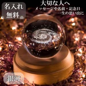 木製 オルゴール クリスタル ボール 球 銀河 ...の商品画像