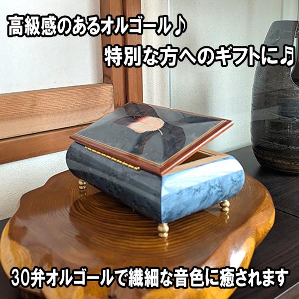 オルゴール ジュエリー ケース ブラウン 大型 アンティーク調 宝石箱 木製 インテリア 雑貨 贈り...