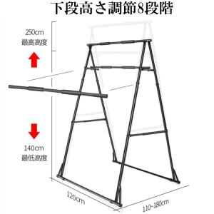 鉄棒 ぶら下がり 懸垂 トレーニング エクササ...の詳細画像5
