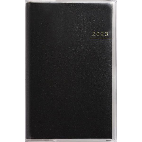 高橋 手帳 2023年 4月始まり ウィークリー ティーズビュー インデックス 2 黒 No.652
